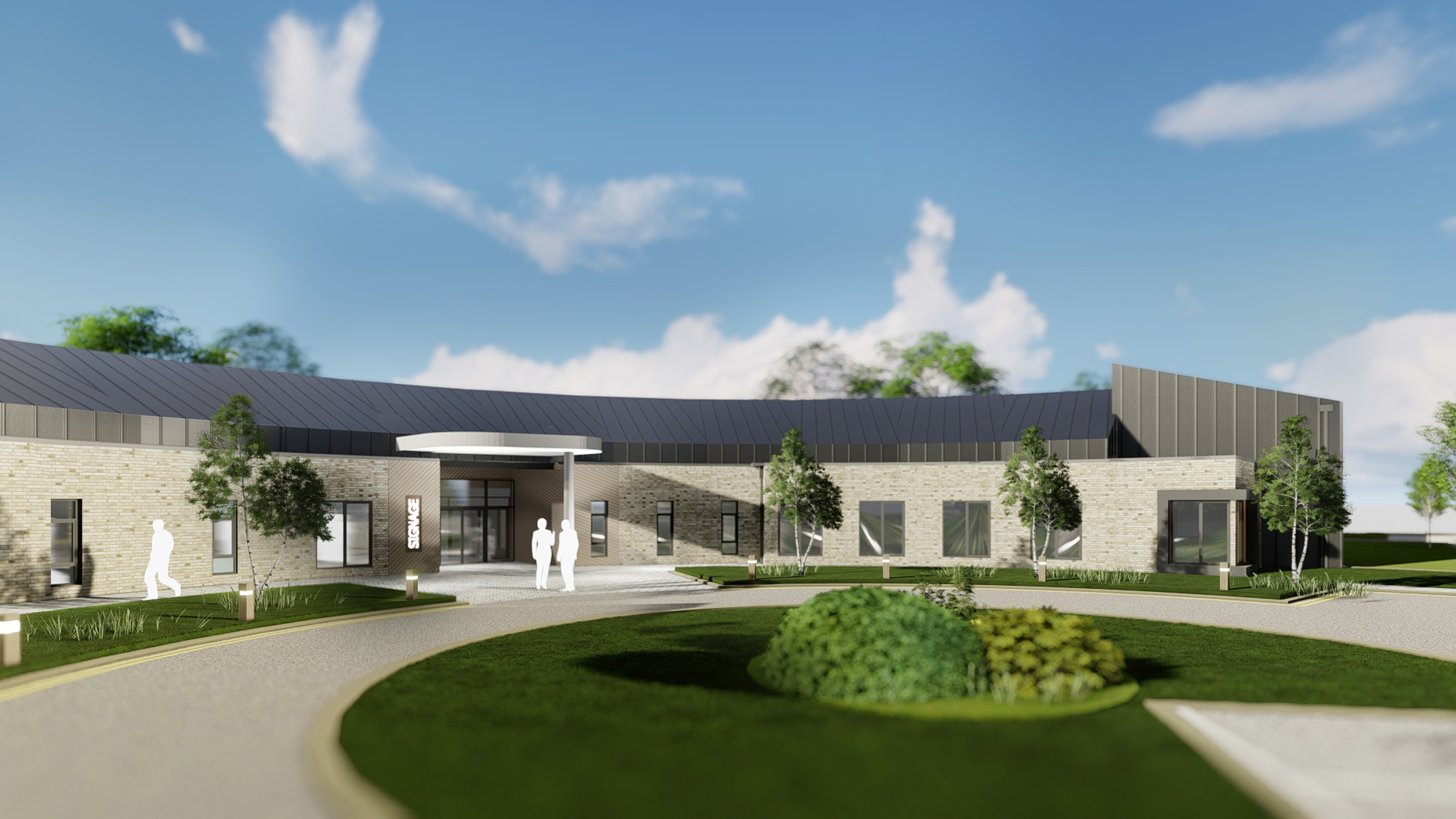 Artists impression of new older adult inpatient provision in Walsall