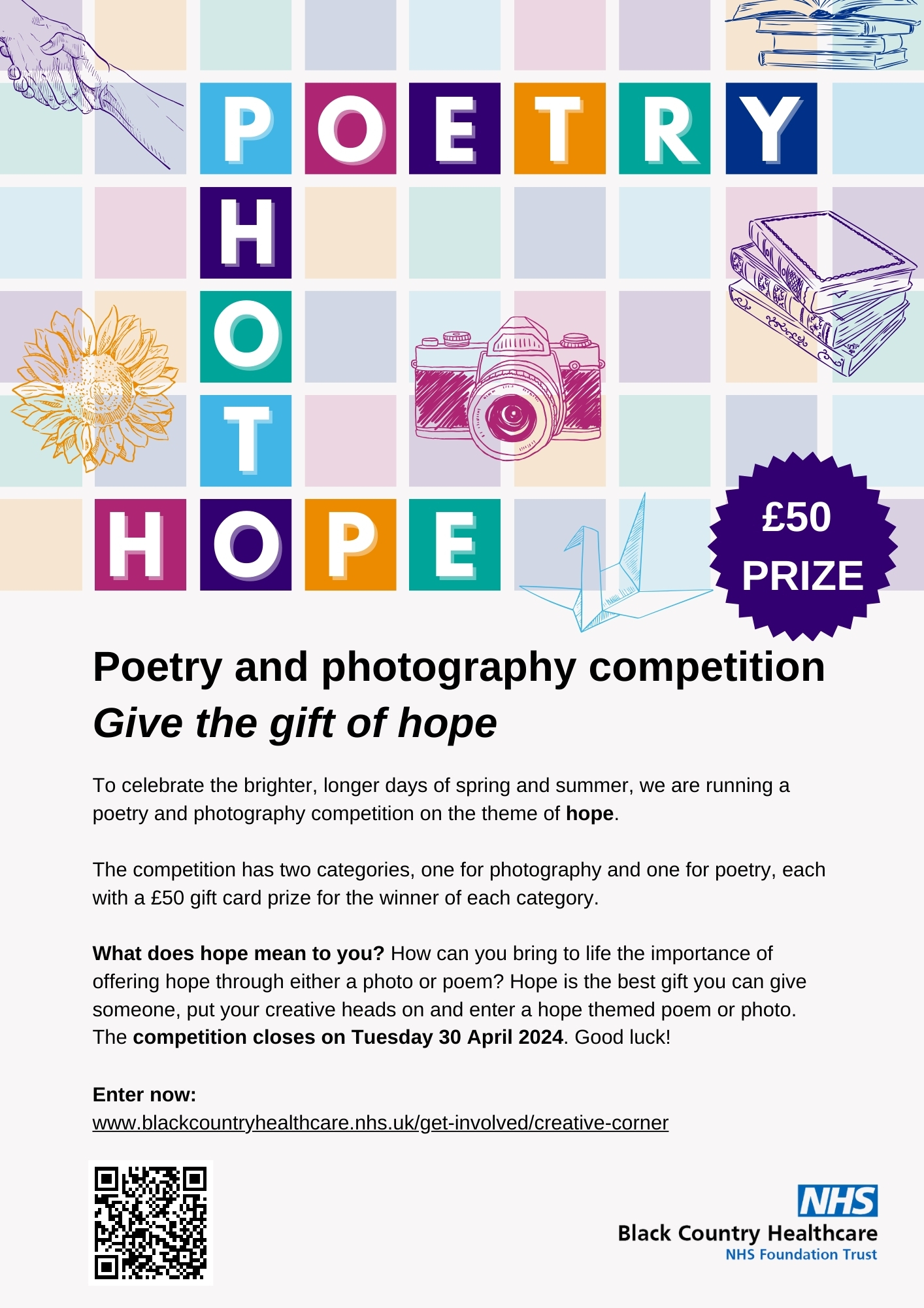 Image of poetry and photography competition poster
